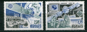 Освоєння космосу Освоение космоса ^/--/^ Монако Monaco 1991 International Space Year 1992 MNH ^_^^^ Монако Monaco 1991 International Space Year 1992 - фото фото фото