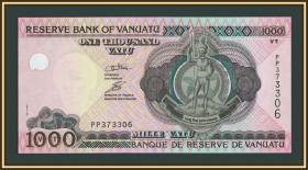 Австралія і Океанія Австралия и Океания ^/--/^ Вануату 1000 вату 2006 P-10  (10 /--/ c) UNC ^_^^^ Вануату 1000 вату 2006 P-10 (10 /--/ c) UNC - фото фото фото