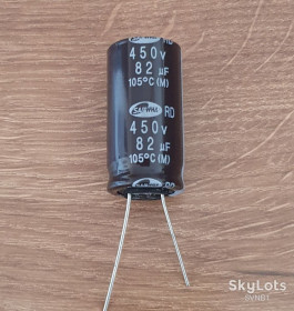 Конденсатори Конденсаторы ^/--/^ 82 /--/ мкФ  450 /--/ В.  Samwha 105°C. ^_^^^ 82 /--/ мкФ* 450 /--/ В. Samwha 105°C. - фото фото фото