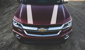 Наліпки, емблеми Наклейки, эмблемы ^/--/^ Наклейка на авто на капот две полосы Белая ^_^^^ Наклейка на авто на капот дві смуги Біла - фото фото фото