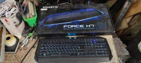 Клавіатури Клавиатуры ^/--/^ Игровая клавиатура с подсветкой Gigabyte GK-Force K /--/ 7 USB № 24140512 ^_^^^ Ігрова клавіатура з підсвіткою Gigabyte GK-Force K /--/ 7 USB No 24140512 - фото фото фото