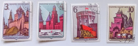 СРСР - СССР - ^/--/^ СССР 1971 Исторические архитектурные памятники России, гашеные ^_^^^ СРСР 1971 Історичні архітектурні пам'ятники Росії, гашені - фото фото фото