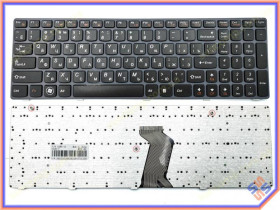Клавіатури Клавиатуры ^/--/^ Клавиатура для LENOVO IdeaPad Z /--/ 580, G /--/ 580, G /--/ 585, Z /--/ 580 /--/ A, Z /--/ 585 (RU Black, серая рамка) ^_^^^ Клавіатура для LENOVO IdeaPad Z /--/ 580, G /--/ 580, G /--/ 585, Z /--/ 580 /--/ A, Z /--/ 585 (RU Black, сіра рамка) - фото фото фото