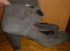 Туфлі Туфли ^/--/^ стильні сірі туфлі замша р /--/ 38 Moda ^_^^^ Стильные серые туфли замша р /--/ 38 Moda - фото фото фото