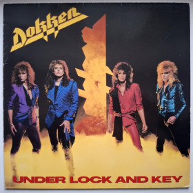 Платівки Пластинки ^/--/^ Dokken - Under Lock And Key - 1985.  (LP). 12. Vinyl. Пластинка. Germany. ^_^^^ Dokken — Under Lock And Key — 1985. 12.Vinyl. Пластинка. Germany. - фото фото фото