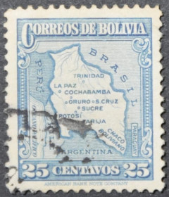 Інше Другое ^/--/^ Боливия Карта 1935 ^_^^^ Болівія Карта 1935 - фото фото фото