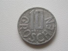 Австрія Австрия ^/--/^ Австрия 10 грошей 1973 года 30803 ^_^^^ Австрія 10 грошей 1973 30803 - фото фото фото