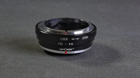 Адаптери Адаптеры ^/--/^ Адаптер переходник K&amp;F Concept объективов Canon FD - Fuji FX    (MD-FX) Вживане ^_^^^ Адаптер переходник K&amp;F Concept объективов Canon FD - Fuji FX (MD-FX) Употребление - фото фото фото
