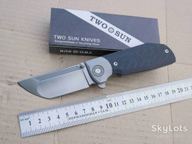Ножі, мультітули Ножи, мультитулы ^/--/^ TwoSun TS /--/ 379-Titanium+Carbon, M /--/ 390, Mazwan &amp; Metal Munkey Design, Flipper, Tactical, Ceramic Ball Bearing, EDC, Frame Lock ^_^^^ TwoSun TS /--/ 379-Titanium+Carbon, M /--/ 390 Satin, Mazwan &amp; Metal Munkey Design, Flipper, Tactical, Ceramic Ball Bearing, EDC, Frame Lock - фото фото фото