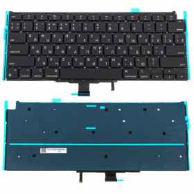 Клавіатури Клавиатуры ^/--/^ Клавиатура для ноутбука APPLE (MacBook Air: A /--/ 2337 (2020-2021)) rus, black, подсветка клавиш, SMALL E ^_^^^ Клавіатура для ноутбука APPLE (MacBook Air: A /--/ 2337 (2020-2021)) rus, black, підсвічування клавіш, SMALL E - фото фото фото