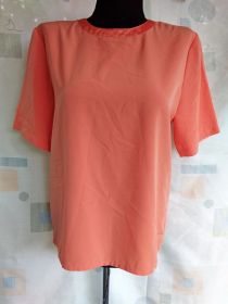 Блузки, сорочки Блузки, рубашки ^/--/^ Блуза оранжевая М 48 /--/ р.Корея ^_^^^ Блуза Помаранчева М 48 /--/ р.Корея - фото фото фото