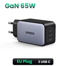 Зарядні пристрої Зарядные устройства ^/--/^ Зарядний пристрій 65 /--/ W Ugreen X /--/ 556 Nexode 3-Port Type C Charger, GaNInfinity Technology Compatible Оригінал *80863 ^_^^^ Зарядное устройство 65 /--/ W Ugreen X /--/ 556 Nexode 3-Port Type C Charger, GaNInfinity Technology Compatible Оригинал *80863 - фото фото фото