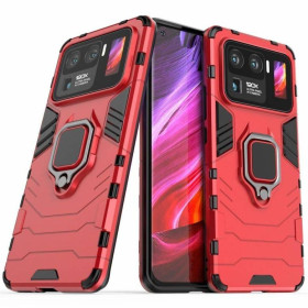Чохли, бампера Чехлы, бампера ^/--/^ Чохол Fiji Ring для Xiaomi Mi 11 Ultra броньований бампер з кільцем червоний ^_^^^ Чехол Fiji Ring для Xiaomi Mi 11 Ultra бронирован бампер с кольцом красный - фото фото фото