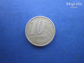Бразилія Бразилия ^/--/^ Монета 10 сентаво Бразилія 2005 вершник ^_^^^ Монета 10 сентаво Бразилия 2005 всадник - фото фото фото