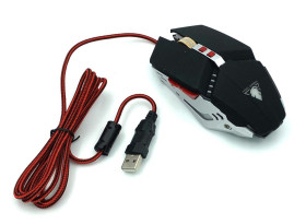 Миші Мыши ^/--/^ Компьютерная игровая мышь проводная JEDEL GM /--/ 660 Черная с Led подсветкой ^_^^^ Комп'ютерна ігрова миша провідна JEDEL GM /--/ 660 Чорна з Led підсвічуванням - фото фото фото