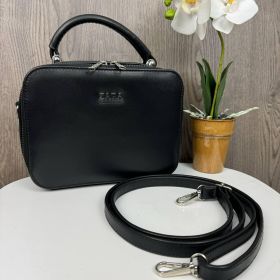 Сумки Сумки ^/--/^ Жіноча шкіряна сумка стиль Zara, каркасна сумка Зара чорна натуральна шкіра ^_^^^ Женская кожаная сумка стиль Zara, каркасная сумка Зара черная натуральная кожа - фото фото фото