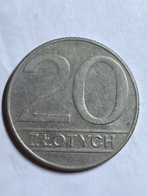 Сучасна (після ) Современная (после ) ^/--/^ Польша 20 злотых 1990 ^_^^^ Польща 20 злотих 1990 - фото фото фото