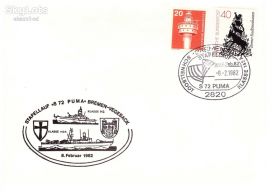 Тематичні колекції Тематические коллекции ^/--/^ Флот. Германия 1982 г МК - СГ- судно PUMA -  ( фото - вне лота , для наглядности) - 2 /--/ а скана ^_^^^ Флот. Німеччина 1982 р МК - СГ- судно PUMA - ( фото - поза лотом, для наочності) - 2 /--/ а скана - фото фото фото