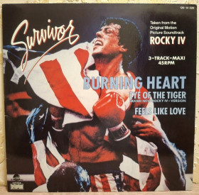 Платівки Пластинки ^/--/^ Stallone - Rocky-IV. Burning Heart - 1985.  (EP) 12. Vinyl. Пластинка. Germany. ^_^^^ Stallone - Rocky-IV. Burning Heart — 1985. (EP) 12. Vinyl. Пластинка. Germany. - фото фото фото