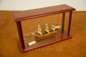 Інше Другое ^/--/^ Макет корабля HMS VICTORY 1805 (У скляній вітрині) ^_^^^ Макет корабля HMS VICTORY 1805 (В стеклянной витрине) - фото фото фото