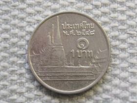 Таїланд Таиланд ^/--/^ Таиланд 1 бат 2005 года #5961 ^_^^^ Таїланд 1 бат 2005 року #5961 - фото фото фото