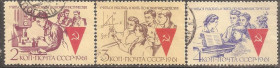 СРСР - СССР - ^/--/^ СССР 1961 Сол.2626-28  гаш.  ПОЛНАЯ серия ^_^^^ СРСР 1961 Сол.2626-28 гаш. Повна серія - фото фото фото