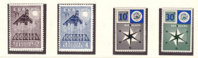 Бенілюкс Бенилюкс ^/--/^ Бельгия  и Нидерланды 1957 г  MNH  - EUROPA CEPT - подборка ^_^^^ Бельгія і Нідерланди 1957 MNH - EUROPA CEPT - добірка - фото фото фото