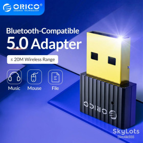 USB адаптери USB адаптеры ^/--/^ Bluetooth-адаптер Orico BTA-508 USB Bluetooth 5.0 приёмник передатчик для компьютера, ноутбука Black / White ^_^^^ Bluetooth-адаптер Orico BTA-508 USB Bluetooth 5.0 приймач передавач для комп'ютера, ноутбука Black / White - фото фото фото