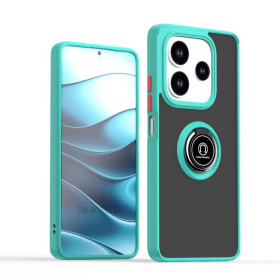 Чохли, бампера Чехлы, бампера ^/--/^ Чохол Fiji Colorframe для Xiaomi Redmi Note 14 5 /--/ G матовий бампер з кільцем підставкою Turquoise ^_^^^ Чехол Fiji Colorframe для Xiaomi Redmi Note 14 5 /--/ G матовый бампер с кольцом подставкой Turquoise - фото фото фото
