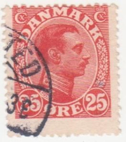 Скандинавія Скандинавия ^/--/^ Дания 1921 г..№ 127 гашеная ^_^^^ Данія 1921 р. No 127 гашена - фото фото фото