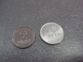 Угорщина Венгрия ^/--/^ монета венгрия 10 филлеров 1989 сохран №8922.1 ^_^^^ монета угорця 10 філерів 1989 збереження No /--/ 8922.1 - фото фото фото