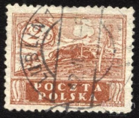 Польща Польша ^/--/^ Польша 1919 г № 99 гашеная ^_^^^ Польща 1919 р. No 99 гашена - фото фото фото
