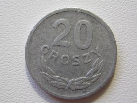 - року - года ^/--/^ Польша 20 грошей 1972 года 33705 ^_^^^ Польща 20 грошей 1972 року 33705 - фото фото фото