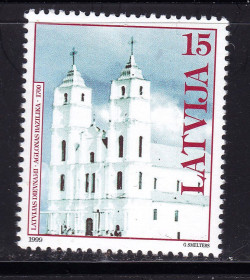 Балтійські країни Балтийские страны ^/--/^ Латвия  1999 г MNH - архитектура ^_^^^ Латвія 1999 MNH - архітектура - фото фото фото
