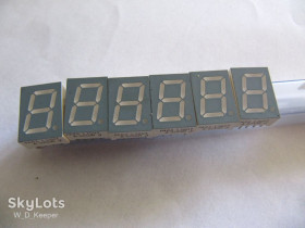 Світлодіоди Светодиоды ^/--/^ Para Light A-521 /--/ SR Super red single digit display 7-сегментний одницифровий індикатор ^_^^^ Para Light A-521 /--/ SR Super red single digit display 7-сегментный одноцифровой индикатор - фото фото фото
