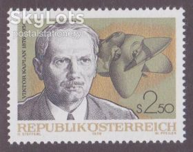 Австрія Австрия ^/--/^ Австрия 1976 ИЗОБРЕТАТЕЛЬ ТУРБИНЫ ИНЖЕНЕР ВИКТОР КАПЛАН НАУКА ТЕХНИКА ВИНТ ЛОПАСТИ Mi.1534** MNH ^_^^^ Австрія 1976 ВИКТОР КАПЛАН НАУКА ТЕХНІКА ВИНТ ЛОПАСТІ Mi.1534** MNH - фото фото фото