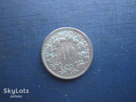 Швейцарія Швейцария ^/--/^ Монета 10 раппен Швейцарія 1965 ^_^^^ Монета 10 раппен Швейцария 1965 - фото фото фото