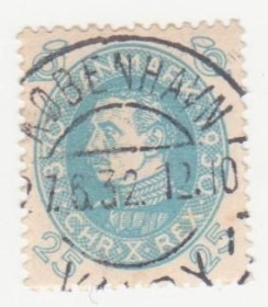 Скандинавія Скандинавия ^/--/^ Дания 1930 г..№ 193 гашеная ^_^^^ Данія 1930 р. No 193 гашена - фото фото фото