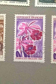 Франція Франция ^/--/^ Франция Флора Цветы 1967 ^_^^^ Франція Флора Квіти 1967 - фото фото фото