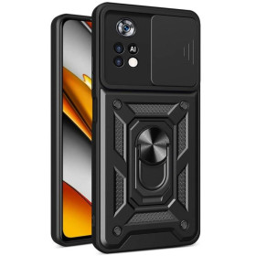Чохли, бампера Чехлы, бампера ^/--/^ Чохол Fiji Camera Defence для Xiaomi Poco X /--/ 4 Pro 5 /--/ G бампер із захистом камери та підставкою Black ^_^^^ Чехол Fiji Camera Defence для Xiaomi Poco X /--/ 4 Pro 5 /--/ G бампер с защитой камеры и подставкой Black - фото фото фото