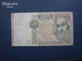 Італія, Ватикан Италия, Ватикан ^/--/^ Банкнота 1000 лір Італія 1982 Марко Поло з обігу ^_^^^ Банкнота 1000 лир Италия 1982 Марко Поло из обращения - фото фото фото