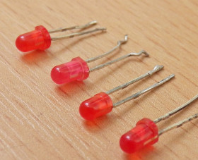 Інше Другое ^/--/^ LED 3 мм Світлодіод червоний Red гарантія ^_^^^ LED 3 мм Светодиод красный Red гарантия - фото фото фото
