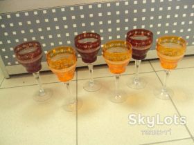 Кухонне начиння, посуд, столове срібло Кухонная утварь, посуда, столовое серебро ^/--/^ Бокалы чешское стекло богемия лот 6 шт №478 /--/ п ^_^^^ Бокали чеське скло богемія лот 6 шт No 478 /--/ п - фото фото фото