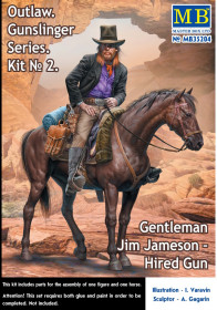 Фігурки, солдатики Фигурки, солдатики ^/--/^ Master Box 35204 Outlow. Gunslinger series. Kit No. 2. Gentleman Jim Jameson - Hired Gun, 1/35 ^_^^^ Master Box 35204 Outlow. Gunslinger Series. Kit No. 2. Gentleman Jim Jameson - Hired Gun, 1/35 - фото фото фото