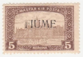 Угорщина Венгрия ^/--/^ Фиуме  1918  г. № 19 * ^_^^^ Фіумі 1918 р. No 19* - фото фото фото