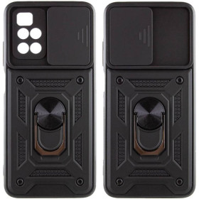 Чохли, бампера Чехлы, бампера ^/--/^ Чохол Fiji Camera Defence для Xiaomi Redmi Note 11 4 /--/ G бампер із захистом камери та підставкою Black ^_^^^ Чехол Fiji Camera Defence для Xiaomi Redmi Note 11 4 /--/ G бампер с защитой камеры и подставкой Black - фото фото фото