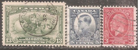 Північна Америка Северная Америка ^/--/^ Канада 1932 Sc.192-194 used ПОЛНАЯ серия ^_^^^ Канада 1932 Sc.192-194 used - фото фото фото