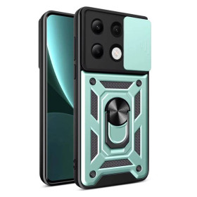 Чохли, бампера Чехлы, бампера ^/--/^ Чохол Fiji Camera Defence для Poco M /--/ 6 Pro бампер із захистом камери та підставкою Green ^_^^^ Чехол Fiji Camera Defence для Poco M /--/ 6 Pro бампер с защитой камеры и подставкой Green - фото фото фото