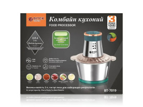 Блендери Блендеры ^/--/^ Комбайн кухоний подрібнювач BITEK BT-7019 1000 /--/ Вт 2,0 /--/ л ^_^^^ Комбайн кухоный измельчитель BITEK BT-7019 1000 /--/ Вт 2,0 /--/ л - фото фото фото