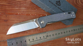 Ножі, мультітули Ножи, мультитулы ^/--/^ QSP QS /--/ 130-I, Micarta, D /--/ 2 Satin, Outdoor, Tactical, EDC, Liner Lock - фото фото фото